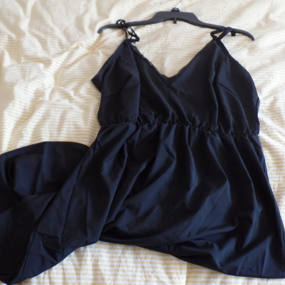 SHEIN Black Slip